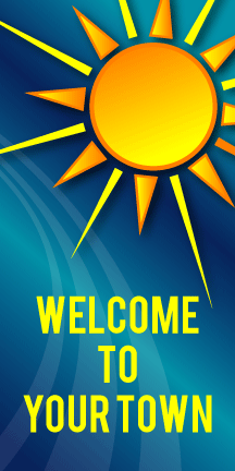 Custom Light Pole Banners
