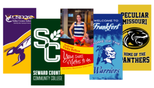 Custom College Banners- Street Decor