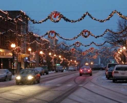 Skyline street pole lighting