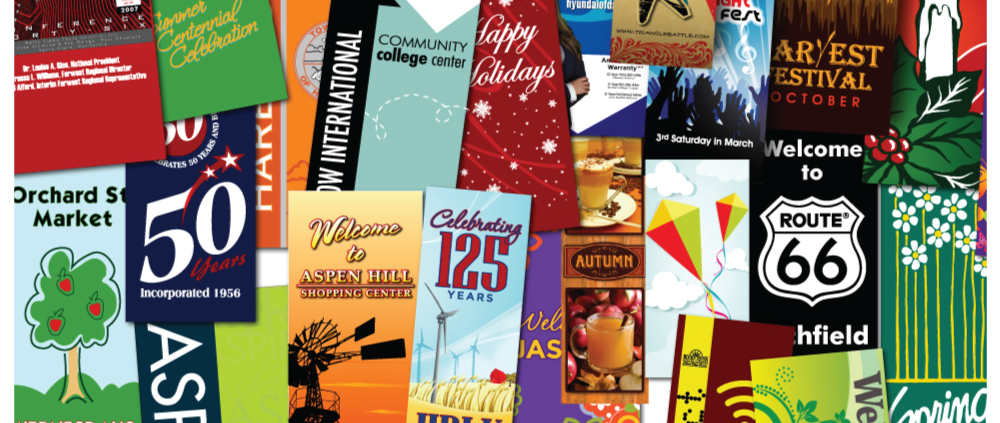 various light pole banner options