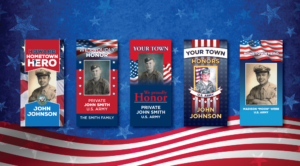Hometown heroes banners