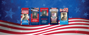 home town heroes light pole banners