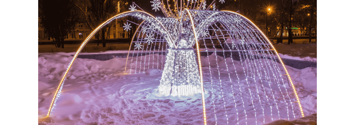 Decorations-City Park Lighted decor