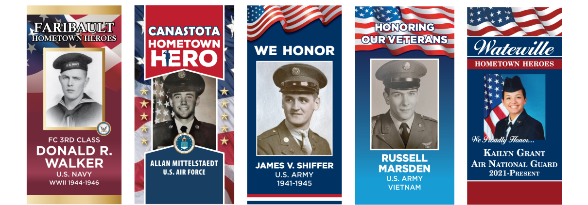 Military banners