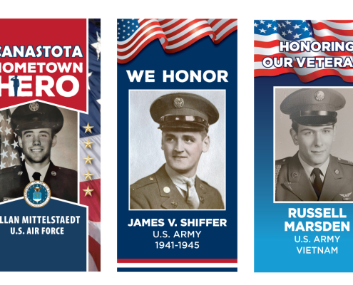Military banners