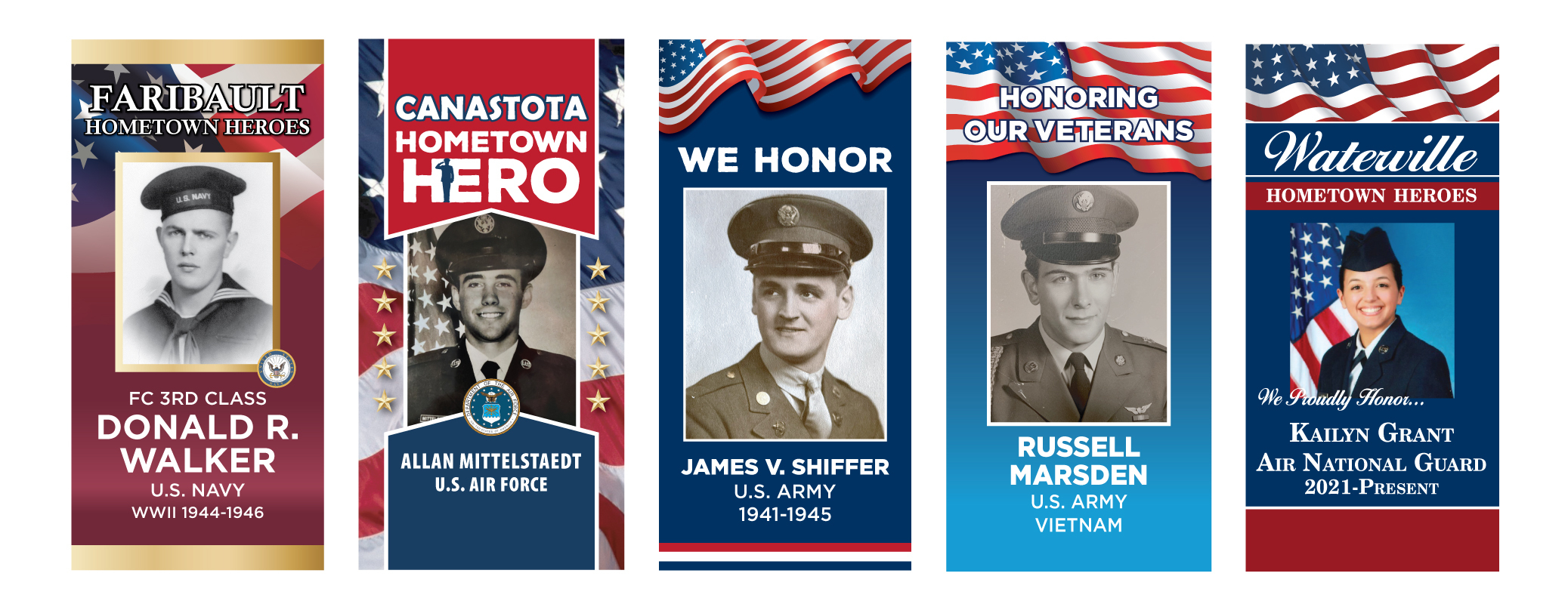 Military banners