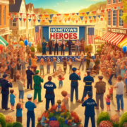 SD Community Celebrating Hometown heroes Community Celebrating Hometown heroes - Street Decor banners