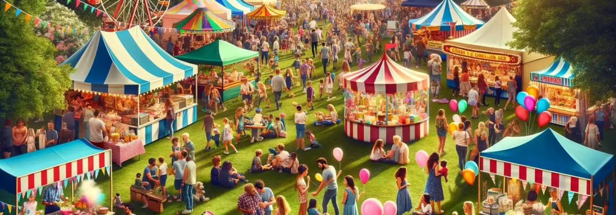 illustration of a local Fair - Street Decor Inc