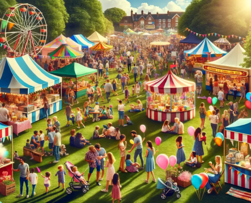 illustration of a local Fair - Street Decor Inc
